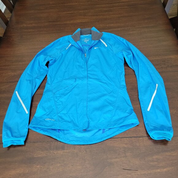 Nike Jacket Storm Fit Stormfly Running Jacket Blue Women's XS - Picture 1 of 12